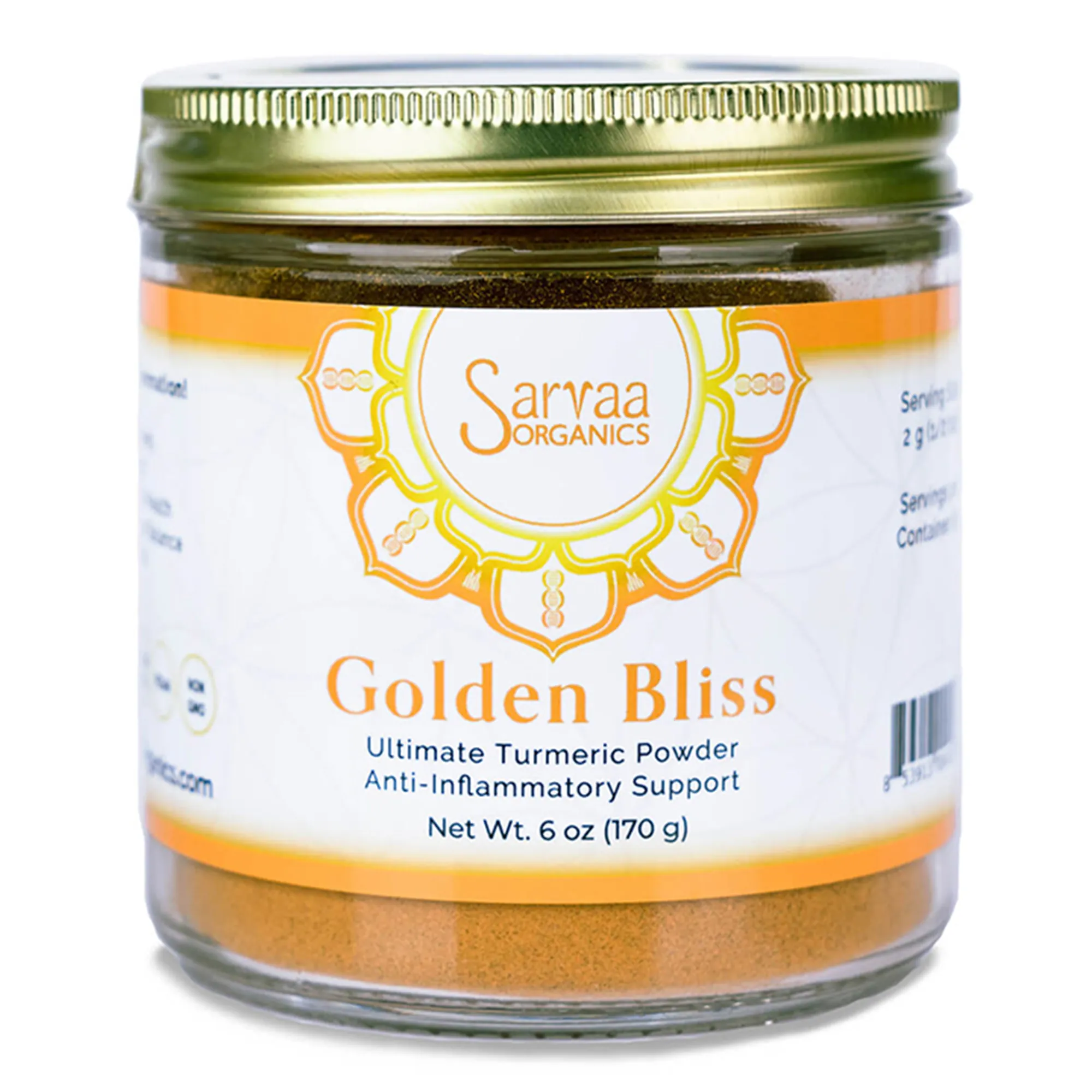 Golden Bliss organic turmeric powder supplement
