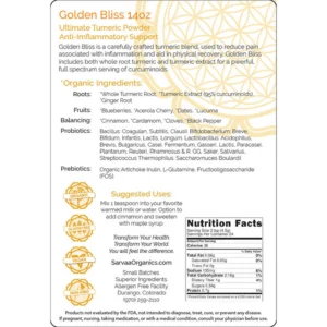 golden-bliss-140z-back-label Golden Bliss organic turmeric powder supplement information