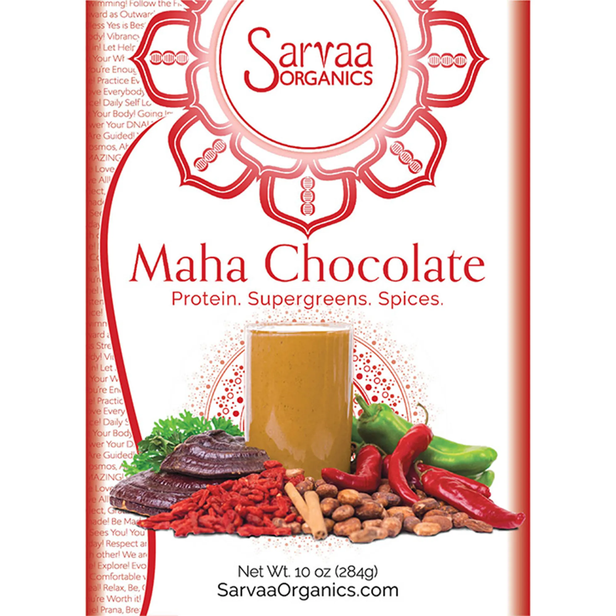 Maha Chocolate chili chocolate plant protein powder